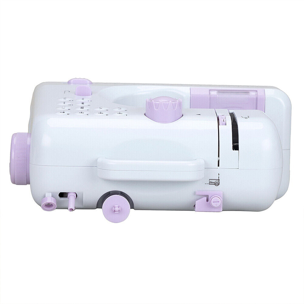US Portable Sewing Machine Electric Crafting Mending 12 Built-In Stitches