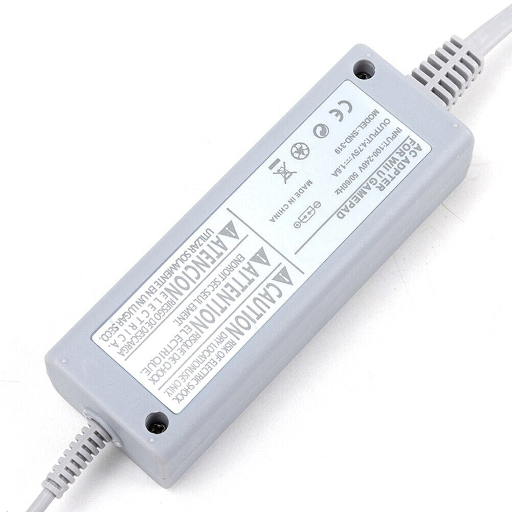 US Charger for Nintendo Wii U Console Gamepad US Plug Power Supply Adapter AC