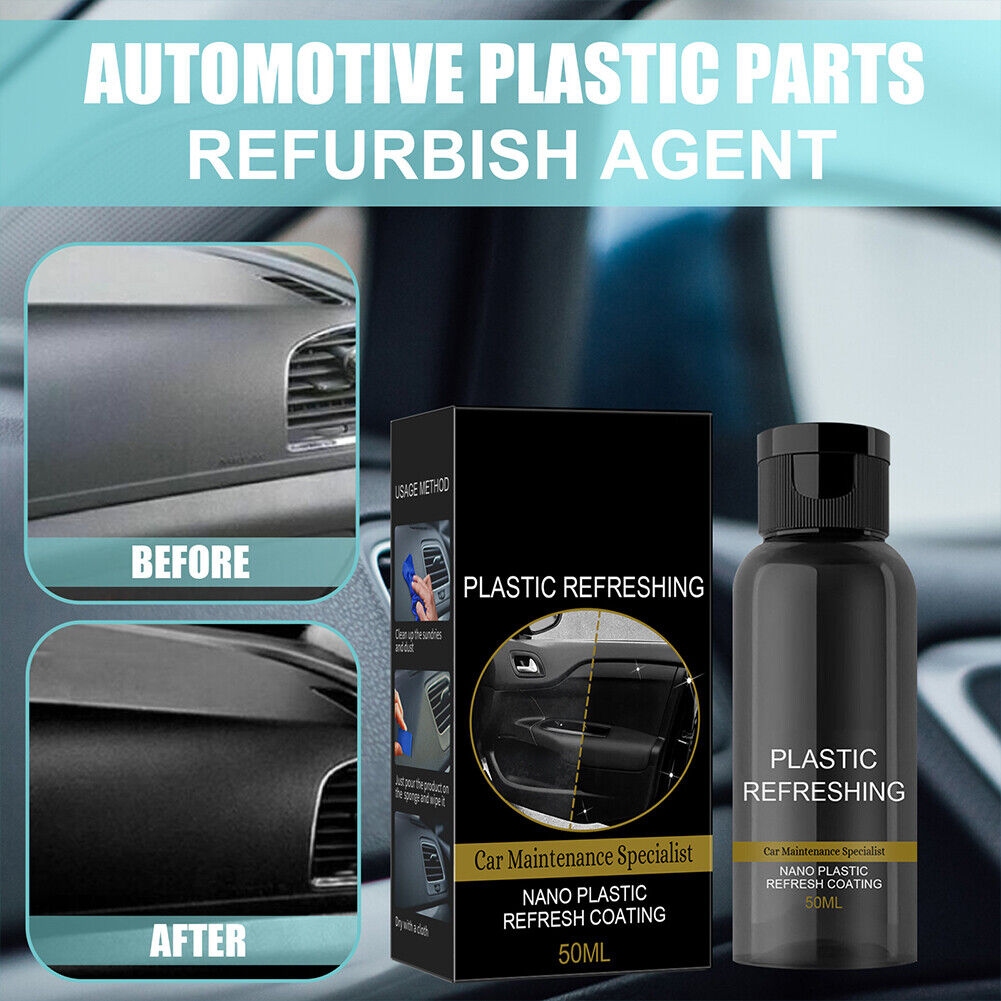 US Car Plastic Revitalizing Coating Plastic parts Refurbish Agent Kit Dustproof
