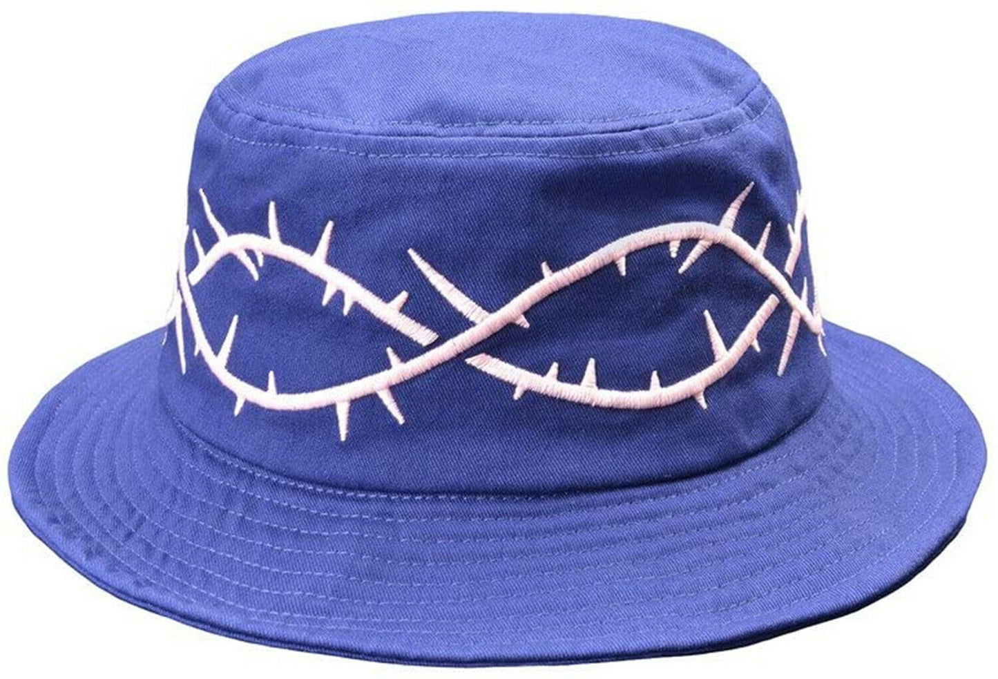 Unisex Branch Embroidered Strech Fit Bucket Hat