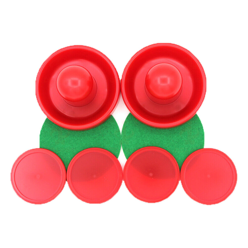 US 4-8 Pack Air Hockey Pushers Paddles and Air Hockey Pucks Strikers for Tables