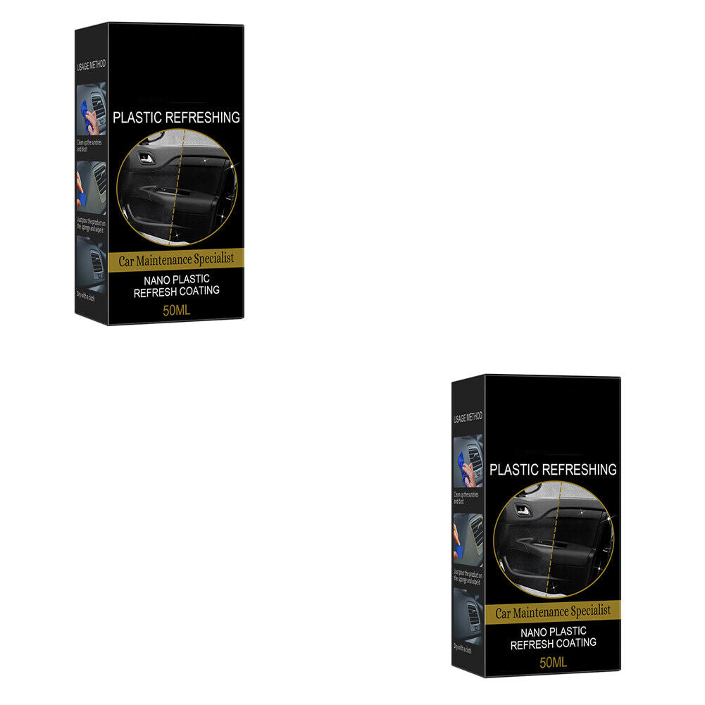 US Car Plastic Revitalizing Coating Plastic parts Refurbish Agent Kit Dustproof