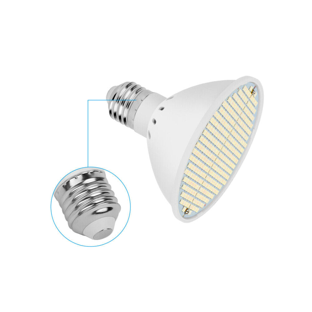 US 2-4 Pcs Led Grow Light Bulb Full Spectrum Plant Hydroponic Indoor Garden Lamp