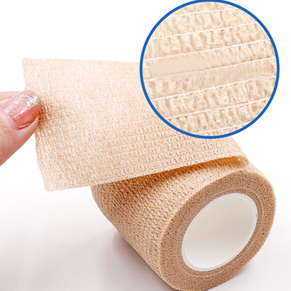 US 24-48Pc Stretch Bandage Wraps, 3 Inch x 5 Yards Cohesive Vet Tape, 12 Colors