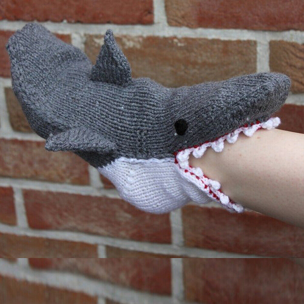 US 1-2 Pcs Funny Animal Socks Women Novelty Crocodile Shark Floor Socks Gifts