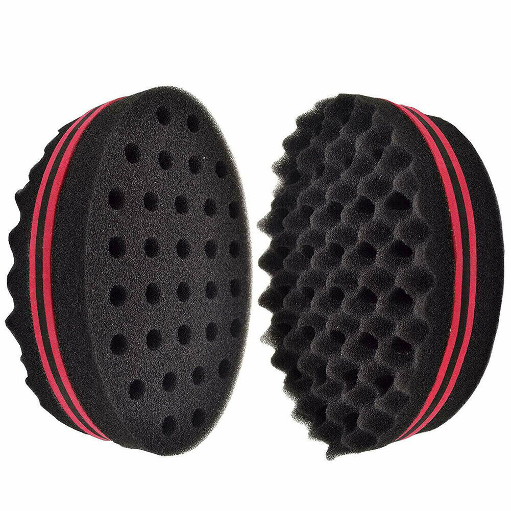 US 3-6 Pc Hair Sponge Magic Barber Twist Curl Brush Dread Locking Afro Coil Comb