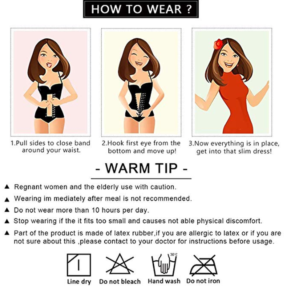 Women's Latex Waist Trainer for Weight Loss