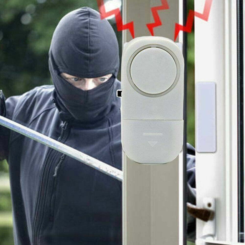 US 12-24 Pack WIRELESS Home Window Door Burglar Security ALARM System Magnetic S