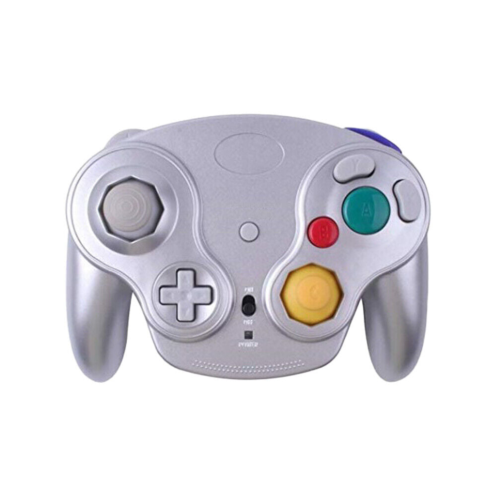 US Wireless Game Controller W/ Adapter For Nintendo Gamecube Retro GC NGC