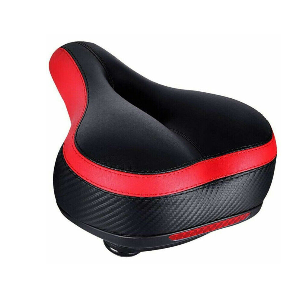 US 1-2 Pack Comfortable Bicycle Saddle Bike Seat Dual Shock Absorbing Cushion