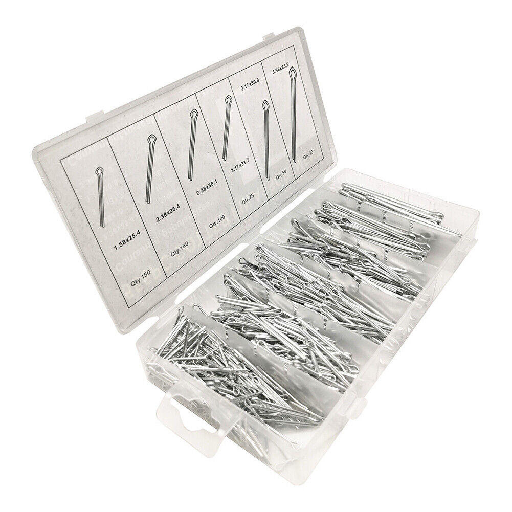 US 1-2 Set HFS(R) 555-Piece Cotter Pin Assortment Kit