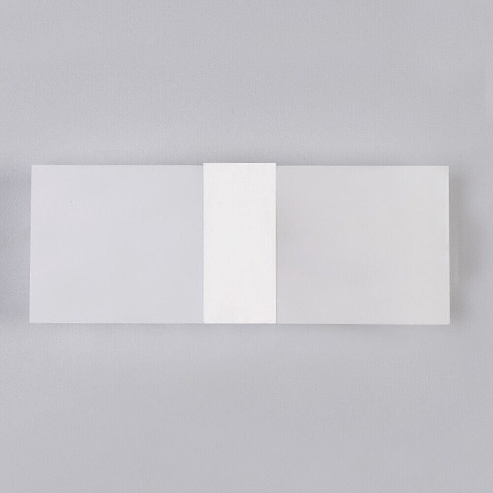 US 1-2 Pack Modern LED Wall Sconce Dimmable Up Down Cube Light Lamp Fixture