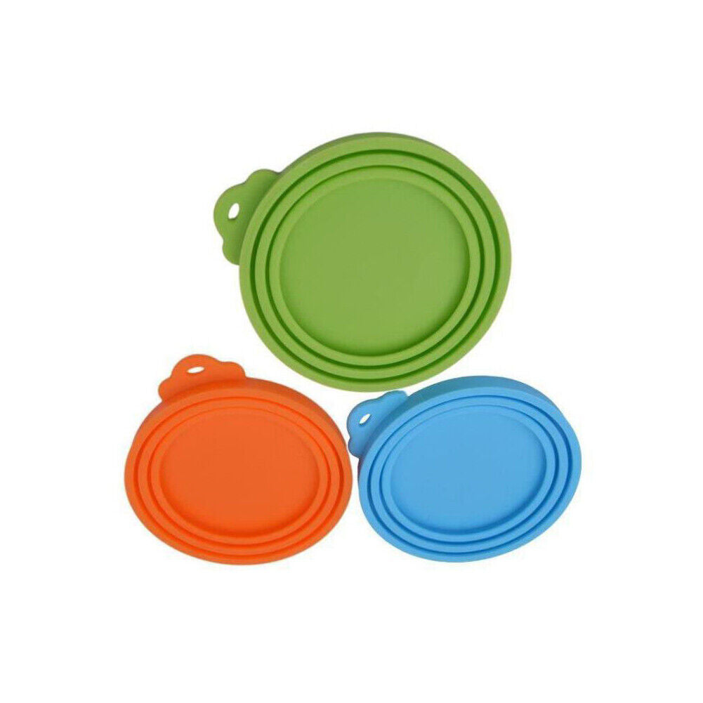 US 8-16 Pcs Pet Food Can Cover Silicone Reusable Cap Lids for Dog and Cat Food