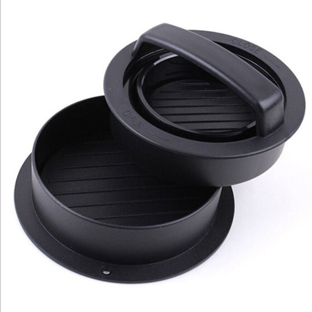 US 1-2 Pack Stuffed Hamburger Press Patty Maker Burger 3 in 1 Non-Stick Mold