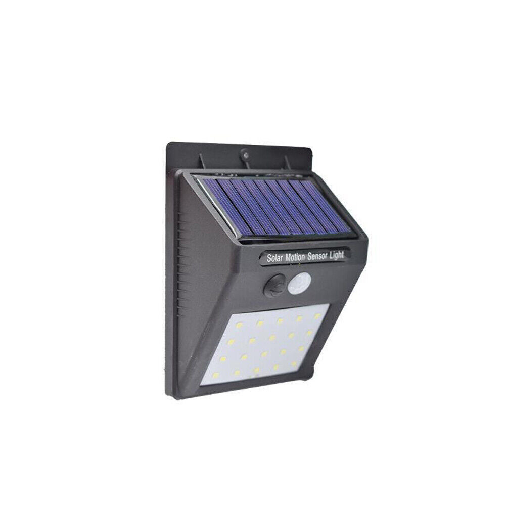 US 4-8 Pack 20 LED Solar Wall Light Motion Sensor Waterproof Outdoor Path Lamp
