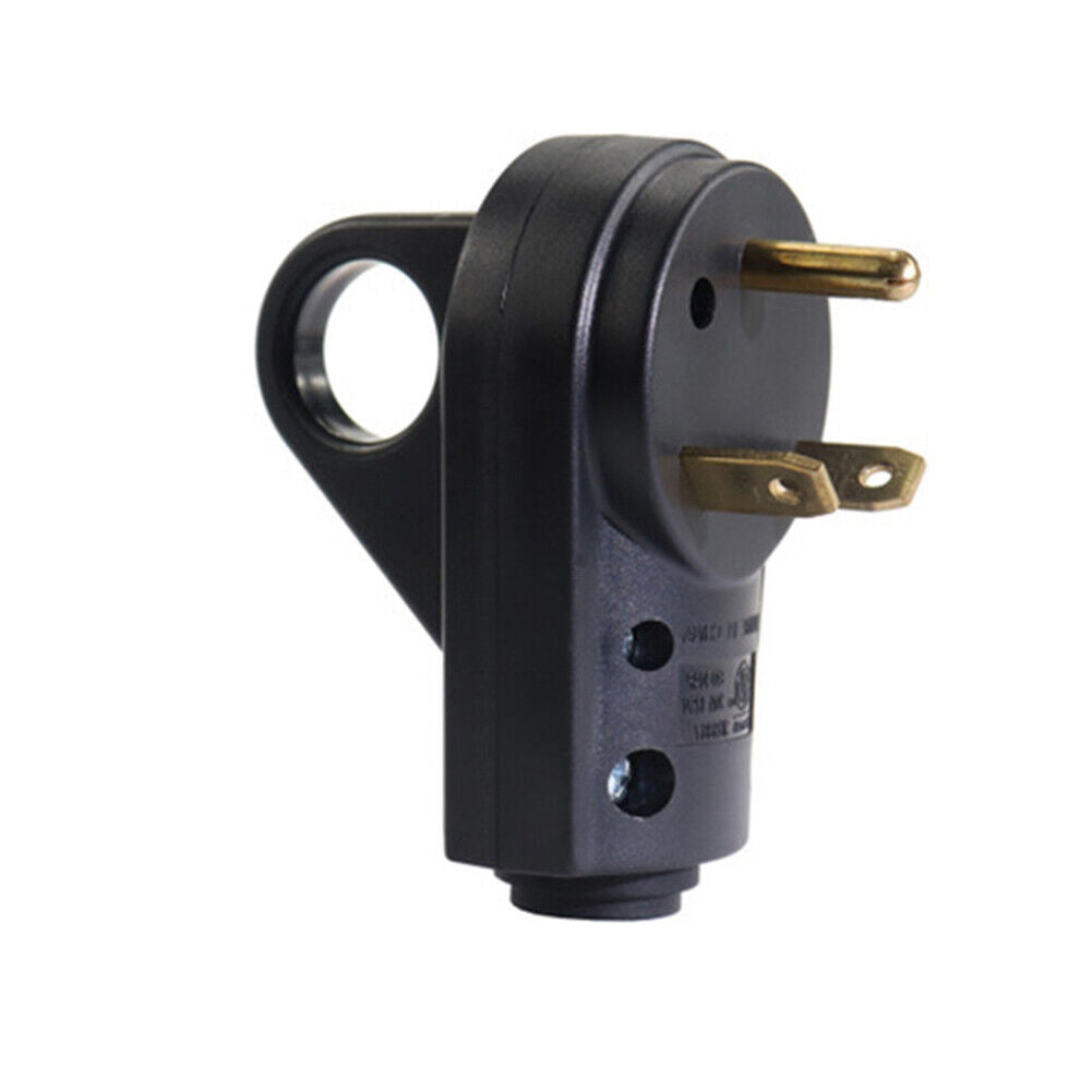 US 125/250v 50 Amp RV Camper Power Adapter Set of Male+Female Connector Yellow
