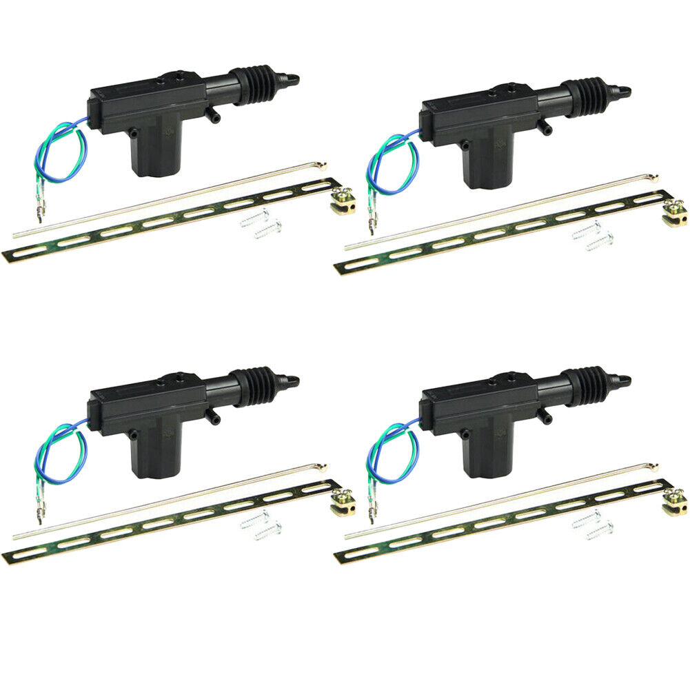 US 2-4 Pack Universal 2 Wires 12V Car Auto Heavy Duty Power Door Lock Actuator