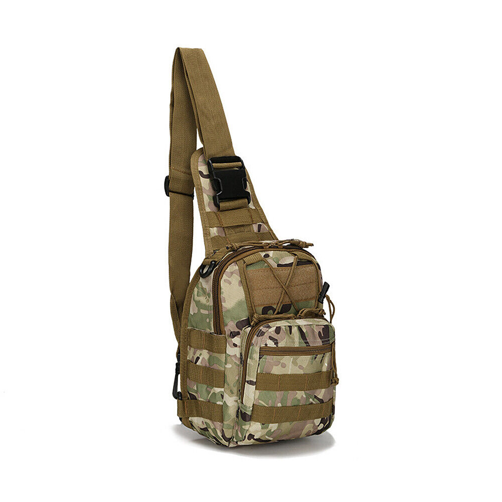 US Tactical Sling Bag for Men Small Military Rover Shoulder Backpack Chest Pack