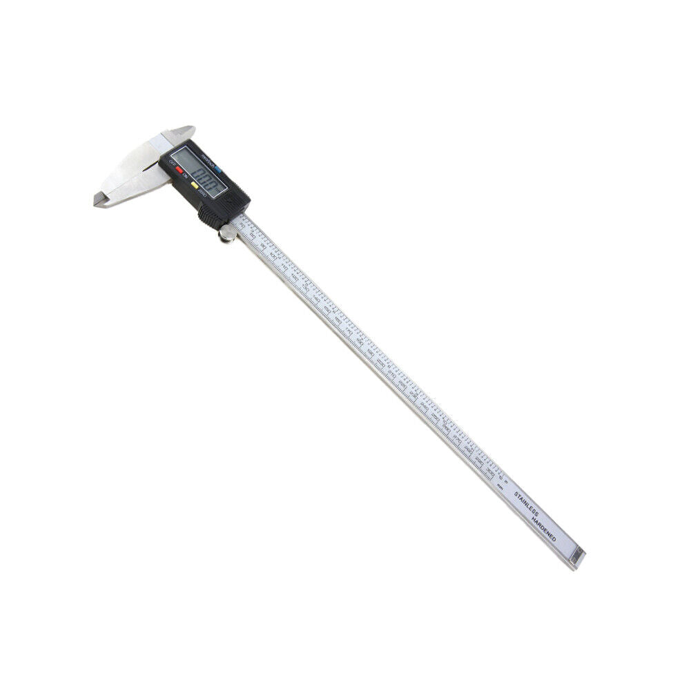 US 0-300mm Electronic Digital Caliper Precision Stainless Inch/Metric LCD Dial