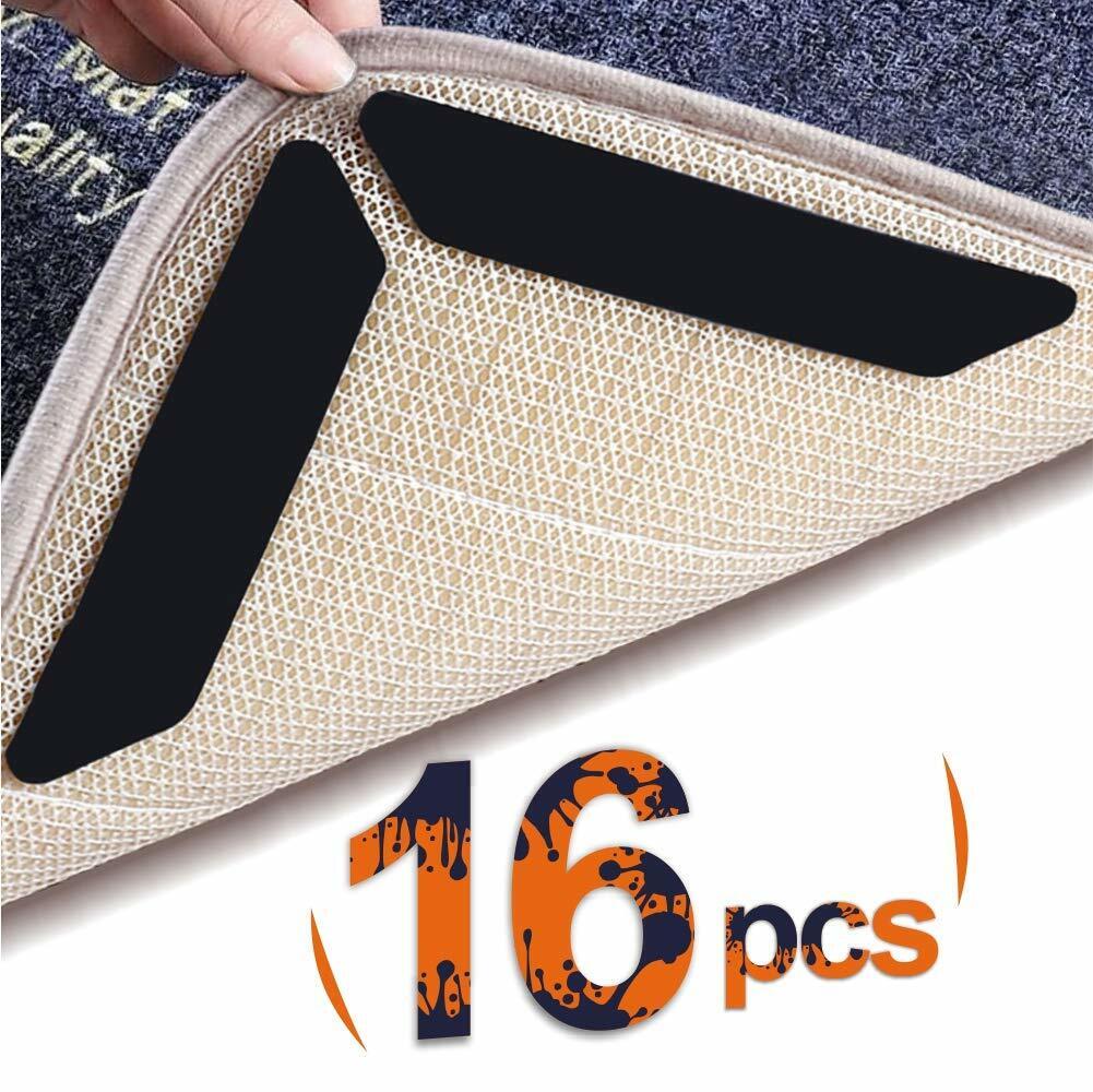 Rug Gripper Anti Slip Carpet Gripper Pads to Keep Rugs in Place Flat Renewable