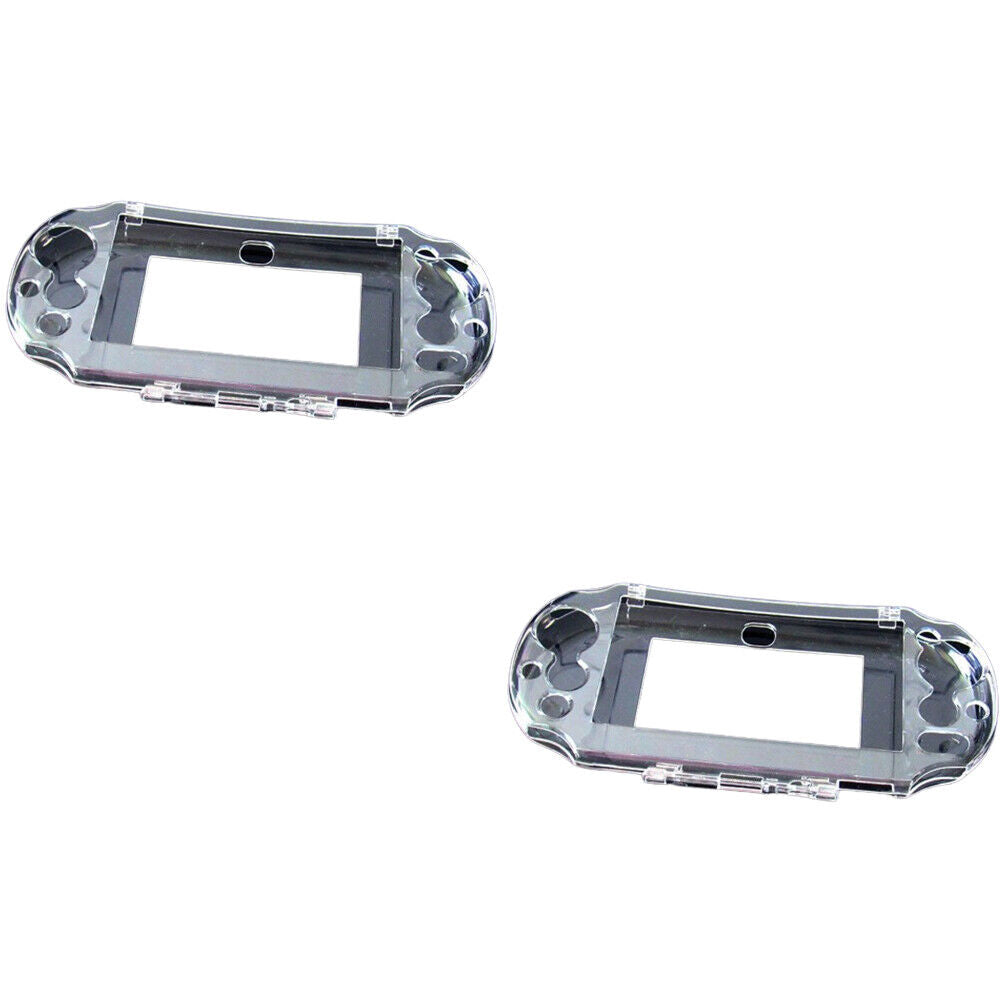 US2-4Pc Transparent Clear Full Housing Case Shell PS VITA 2000W/Screen Protector