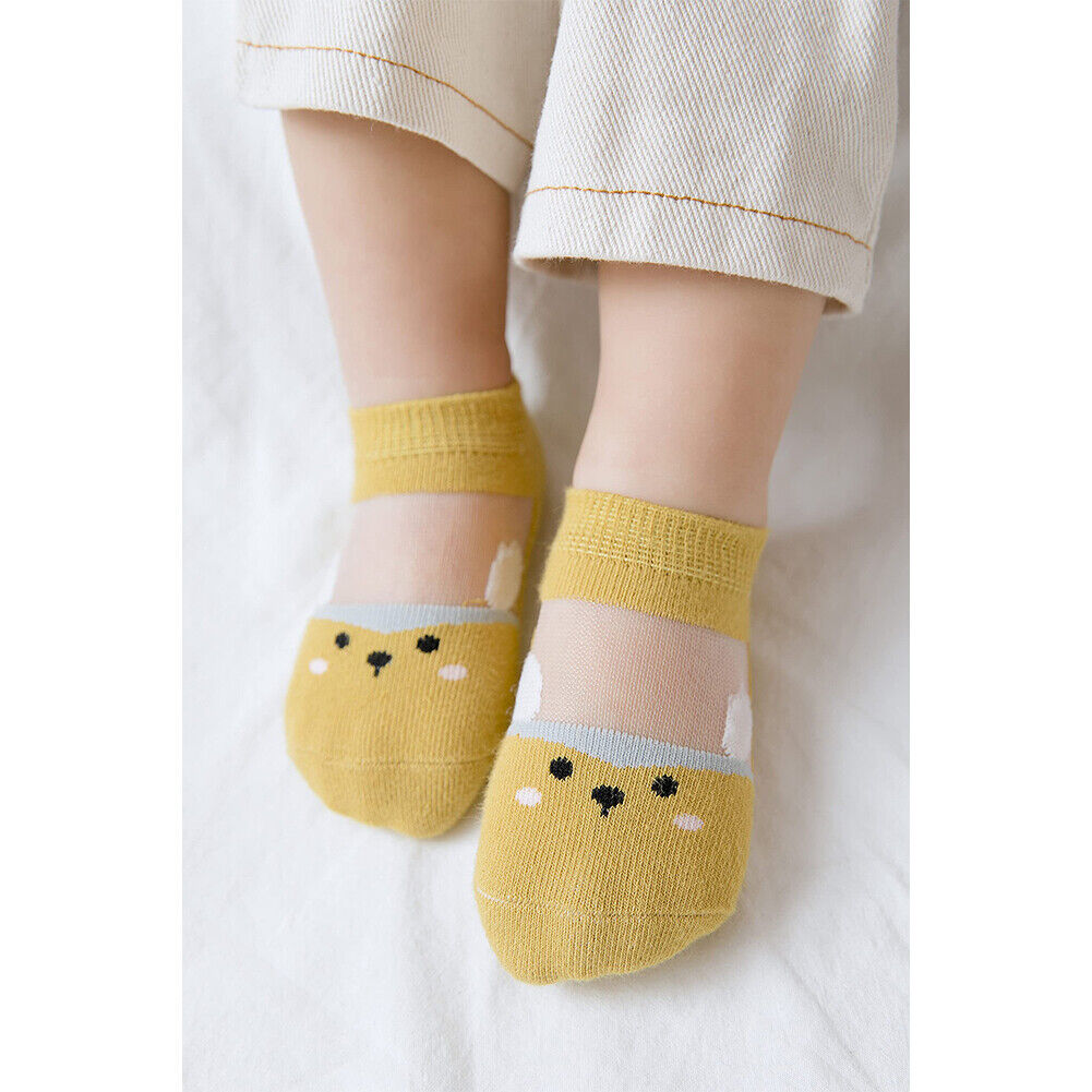 US 10 Pairs Baby Infant Toddler Kid Soft Mesh Sheer Light Anti-Odor Summer Socks