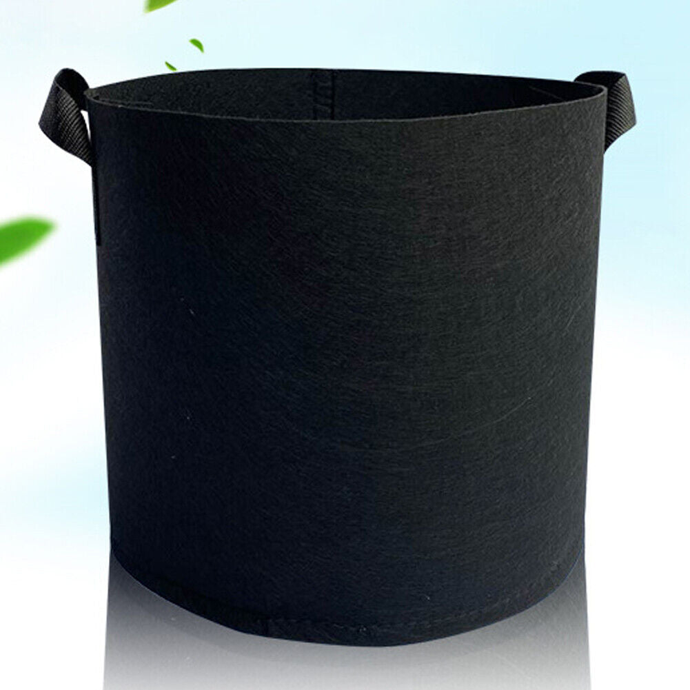 US 10 / 15 Gallon Plant Growing Bags Fabric Pot Nursery Soil Bag Thickened Nonwo