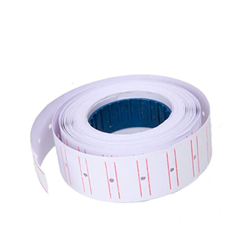 US 5000-10000Pc White Red Line Tags Labels Refill MX-5500 Gun Price Sticker