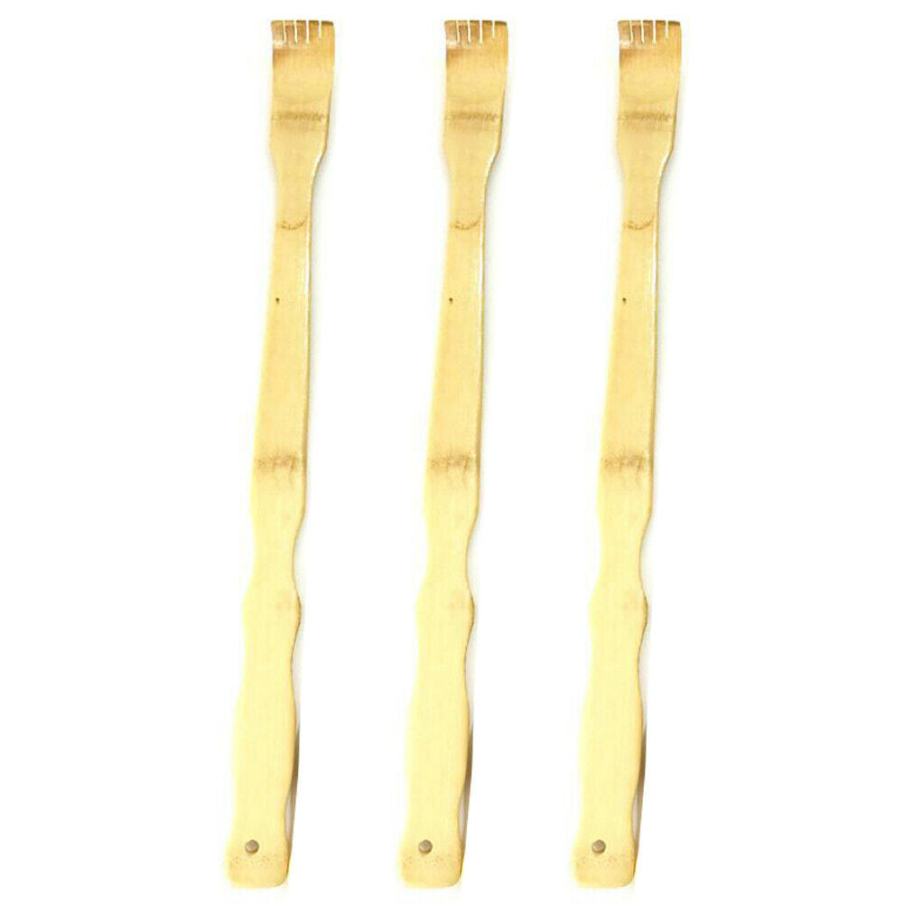 US 3-6 Pack Bamboo Wood Back Scratcher Self-Massager Good Practical Novel Gifts