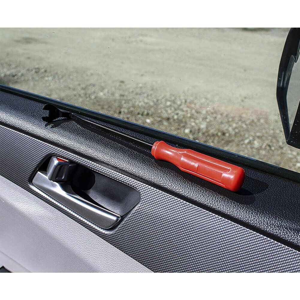 US 1-2 Pc Car Door Panel Remove Body Retainer Clip Auto Trim Upholstery Pry Tool