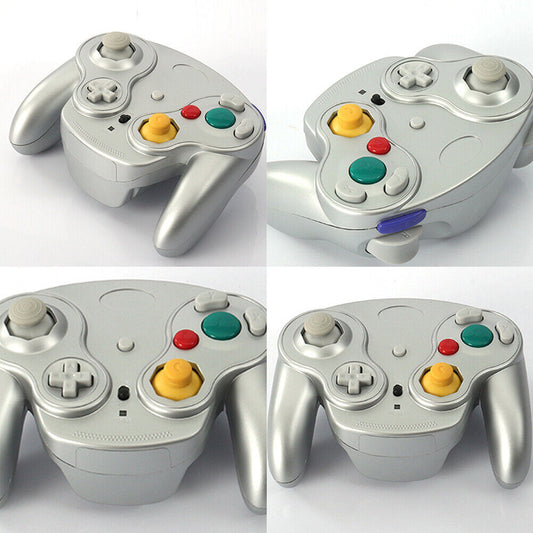 US Wireless Game Controller W/ Adapter For Nintendo Gamecube Retro GC NGC