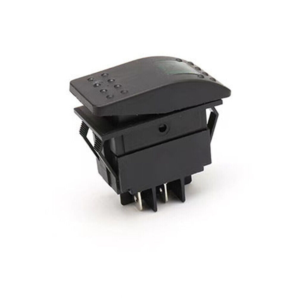 US 10Pc SPST ON-OFF 4PIN 4P Blue LED Waterproof Marine Boat Car Rocker Switch12V