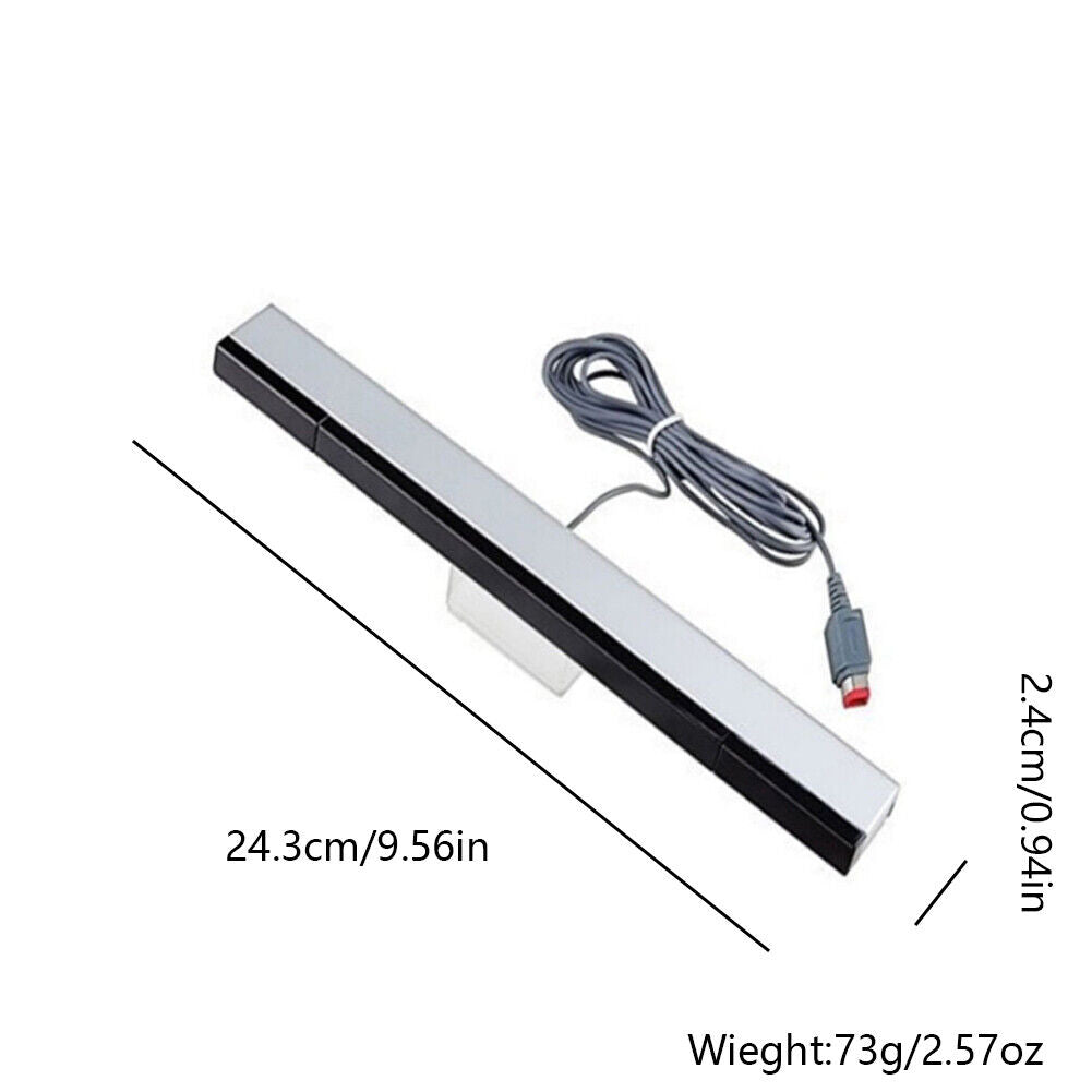 US 2-4 Pack 7.5FT Wired Infrared Sensor Bar for Nintendo Wii Wii U Remote