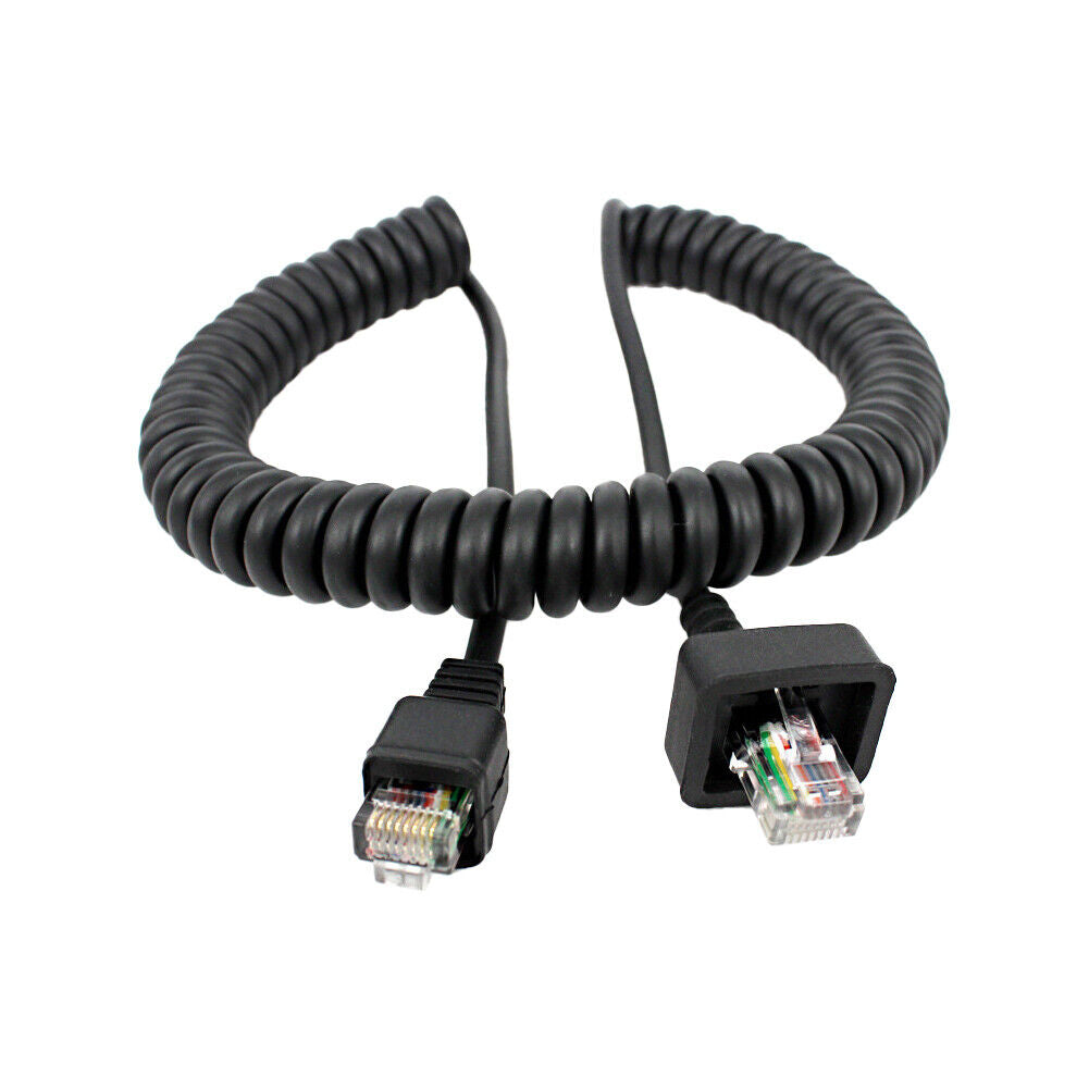 US 2-4 Pack The 8 Pin Replacement Speaker Mic Cable for Kenwood TK-/8108/868G