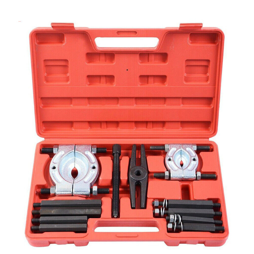 US 14Pc 2"3"Splitters Remove Bearing Kit Heavy Duty Bearing Separator Puller Set