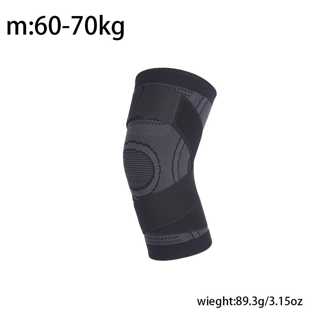 US 1 Pair Knee Sleeve Compression Brace Support Pads Joint Pain Arthritis Wrap