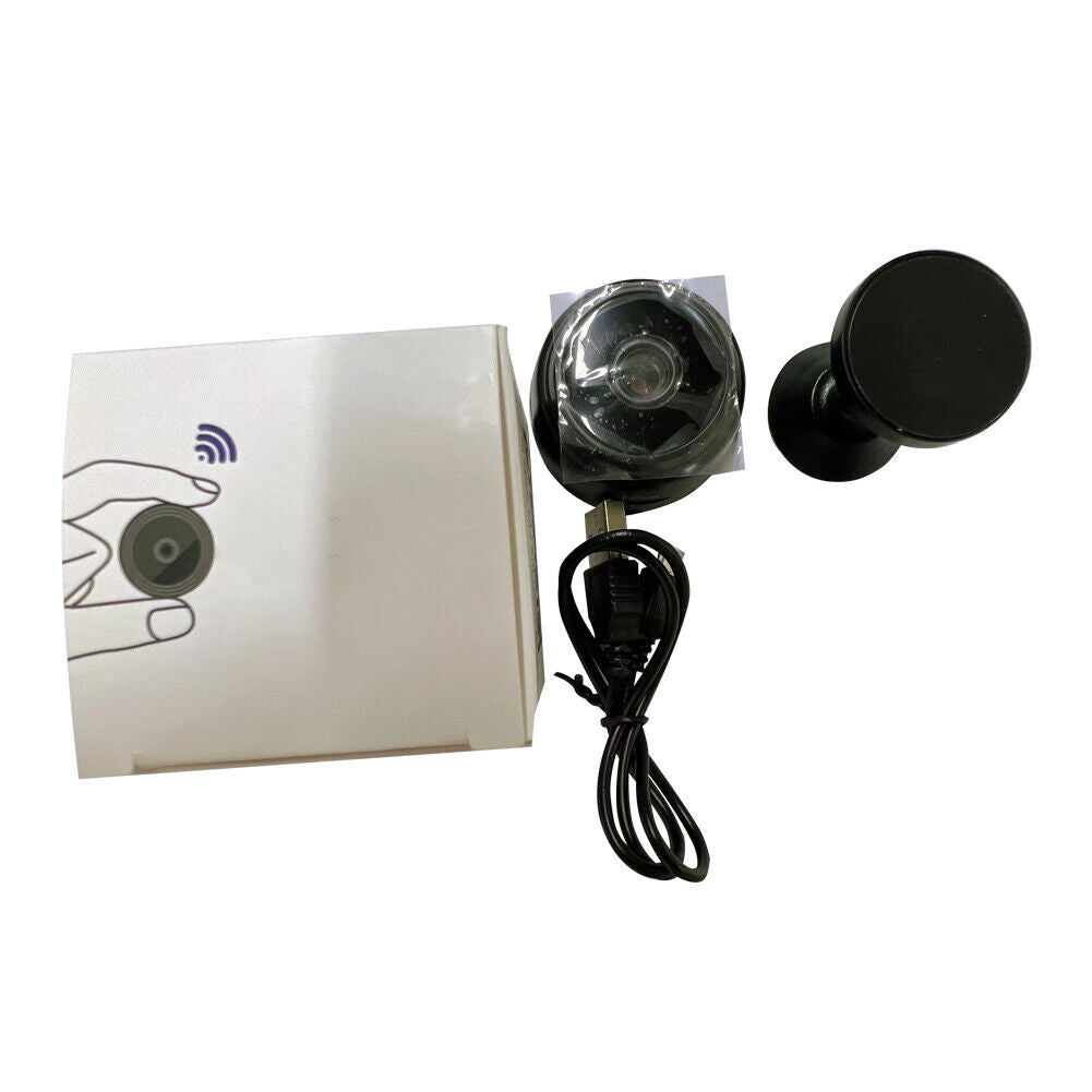 US 1-2 Pc Mini Camera WiFi Home Security Hidden Nanny Cam Audio Live Feed Audio