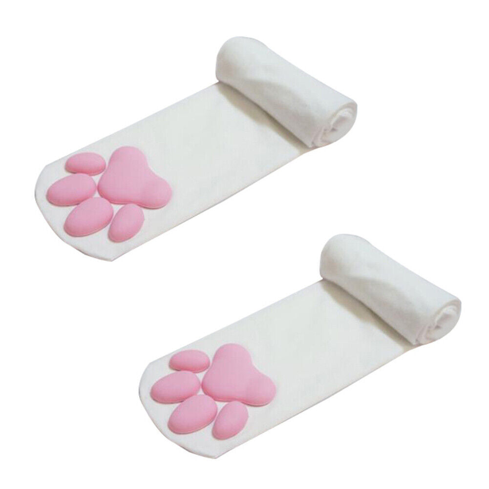 US 3D Kitten Claw Stockings Cat Paw Pad Socks Thigh High Socks For Girl Women
