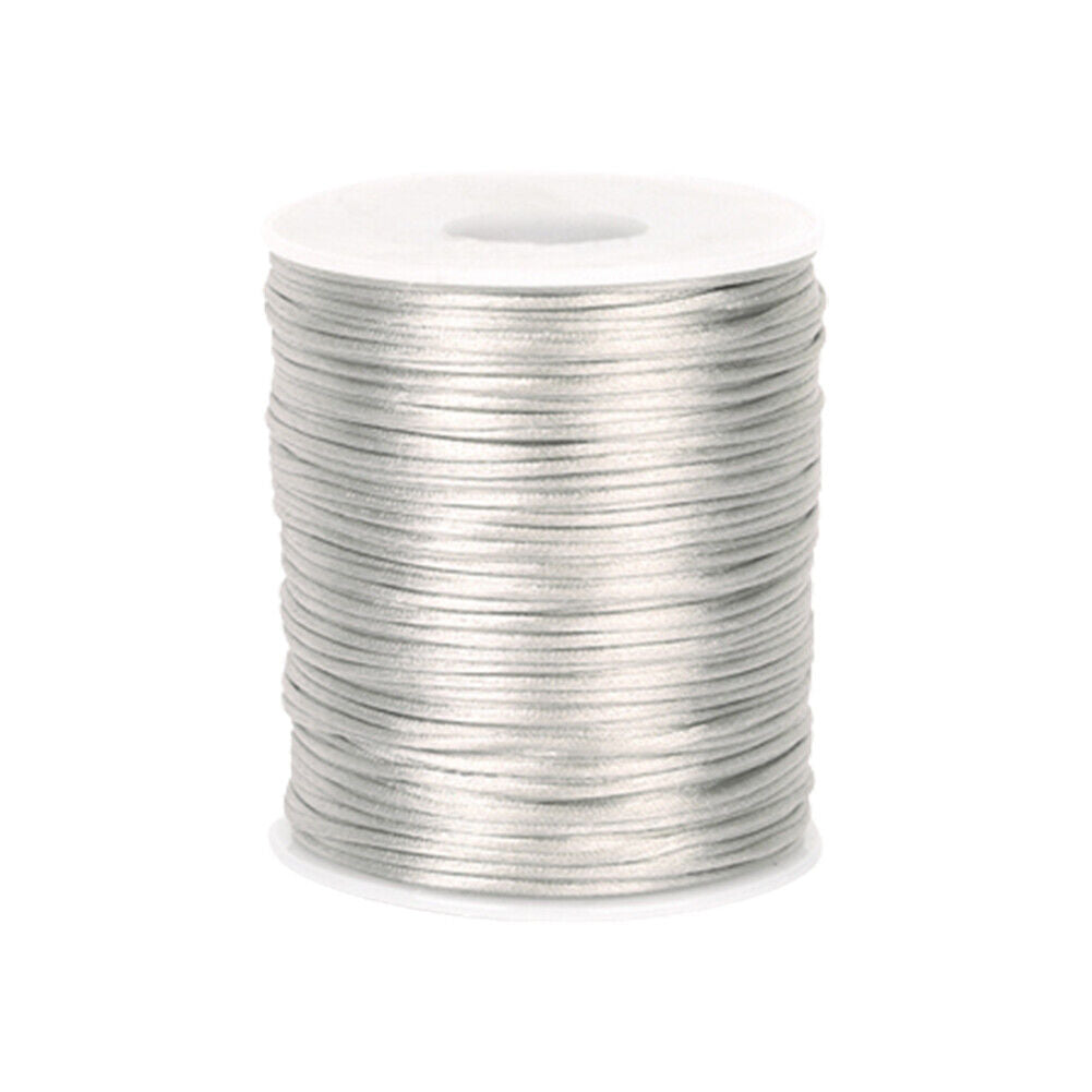 US 1-2 Pc Satin Rattail Cord Nylon Cord Silky Trim Beading String Sewing Project