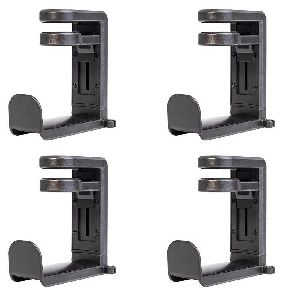 US 2-4 Pcs Gaming Headset Headphone Hook Holder Hanger Mount Adjustable Rotating