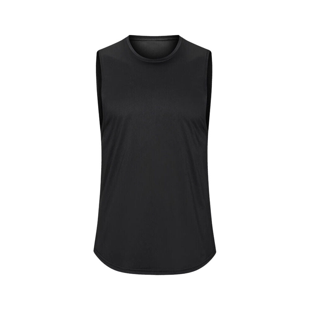 US Men Gym Muscle Singlets Workout Tank Top Bodybuilding Sleeveless T-shirt