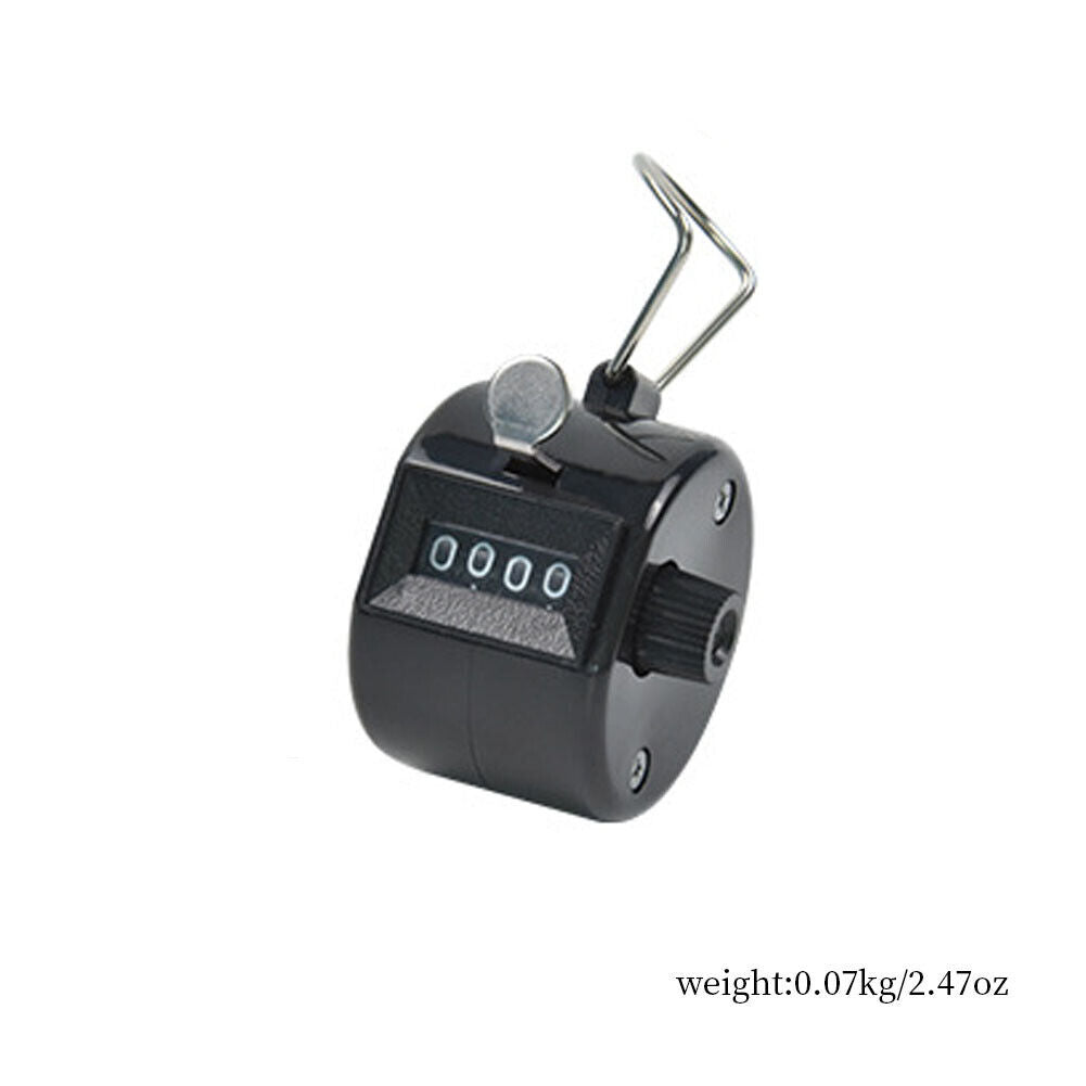 US 2-4 Pack Metal Hand Tally 4-Digit Number Counter Mechanical Manual Clicker