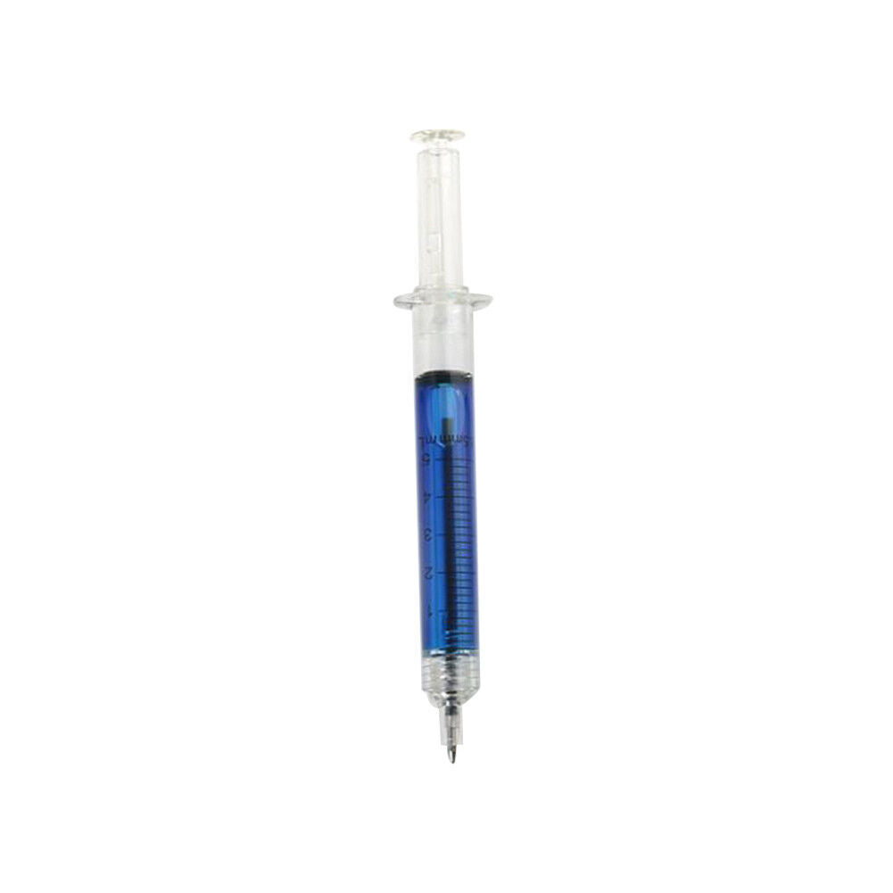 US 20-40Pc Syringe Shape Pen Pill Hospital Nurse Doctors Novelty Ball Point Fine