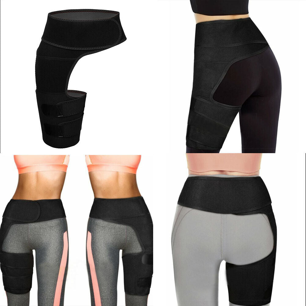 US 1-2 Pack Hip Brace Compression Groin Support Wrap for Sciatica Pain Relief