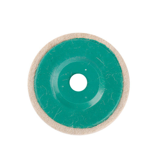 US 10~20 Pack 4'' Wool Finishing Polishing Wheel Disc Buffing Pads Angle Grinder