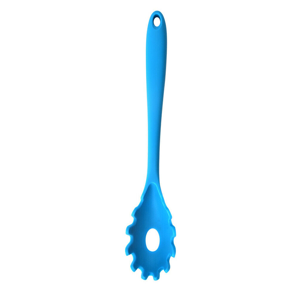 US 1-2 Pack Silicone Pasta Fork Heat Resistant Noodle Spaghetti Server Spoon