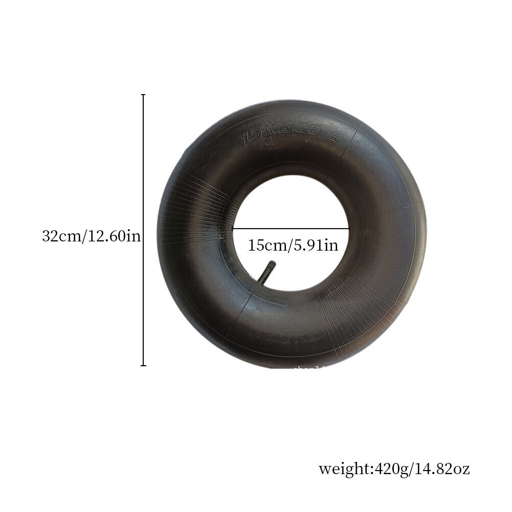US 2 Pack 15X6.00-6 Tire Inner Tubes TR-13 Valve for Lawn Mower ATVs Go-Karts