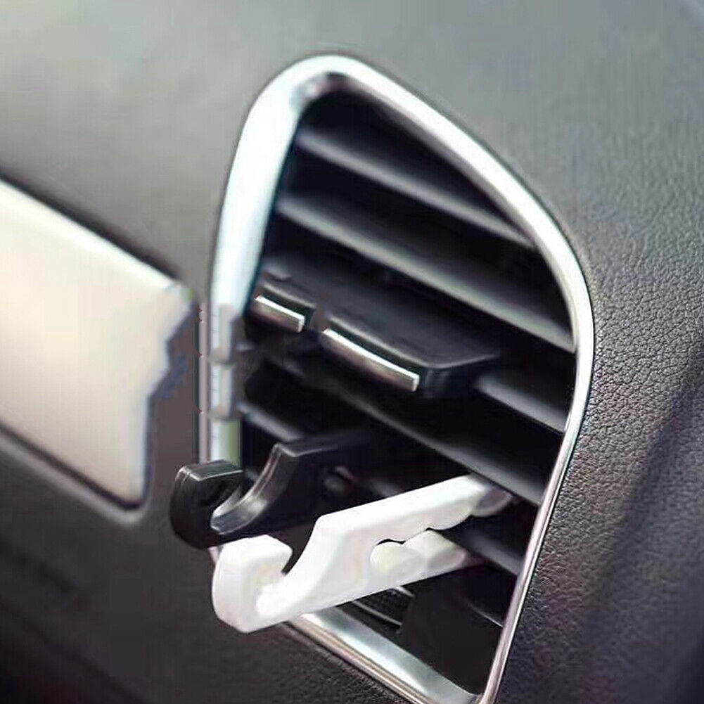 US 20Pc Car Air Vent Holder Mobile Earphone Cable Winder Sunglasses Glasses Hook