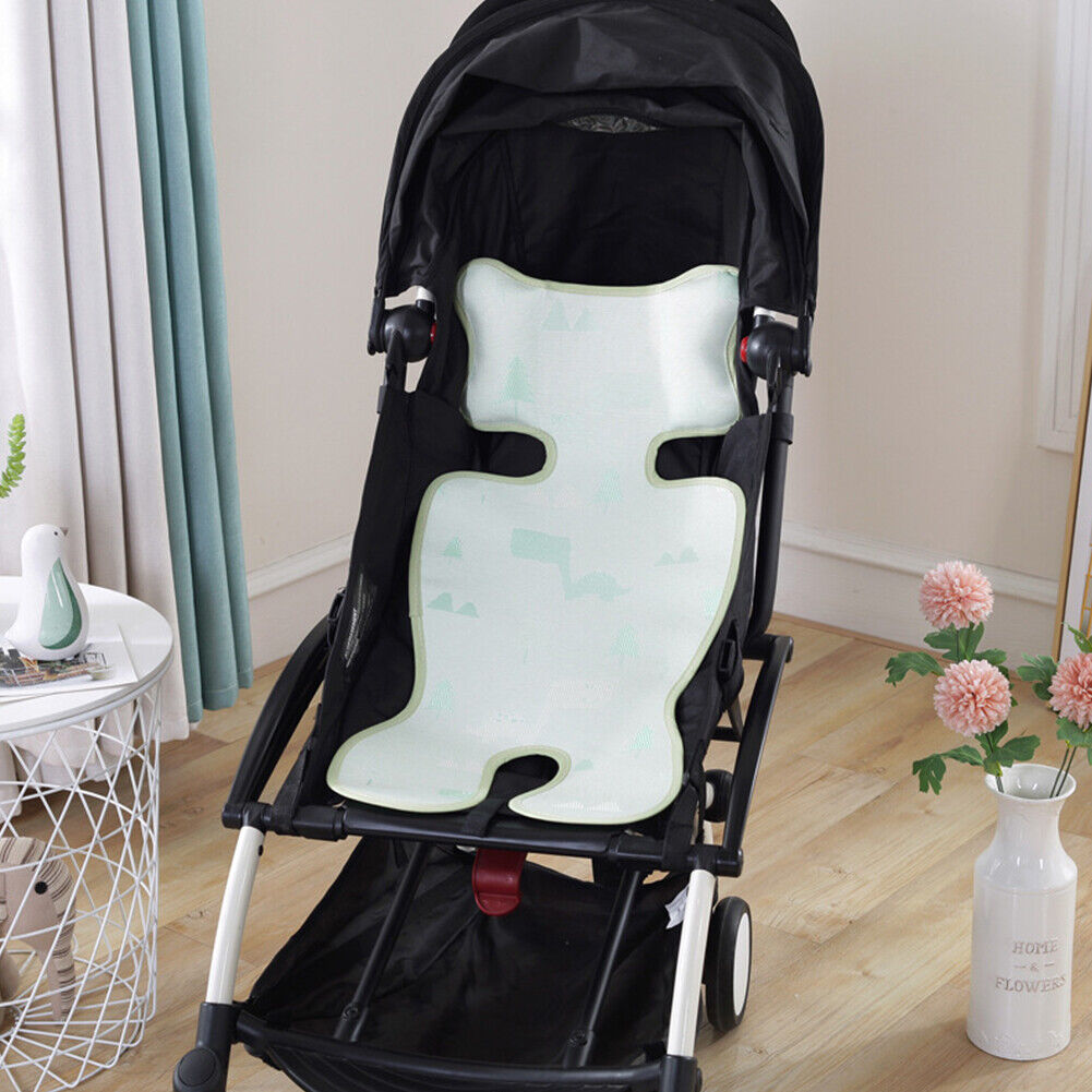 US 1-2 Pcs Baby Stroller Liner Seat Pad Cooling Mat Car Seat High Chair Washable