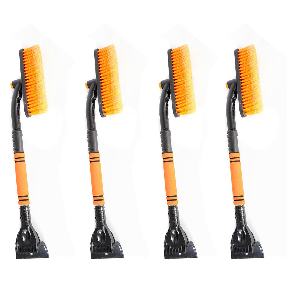 US 2 Pack Extendable Car Ice Scraper Snow Brush Windshield Window Cleaning Kit